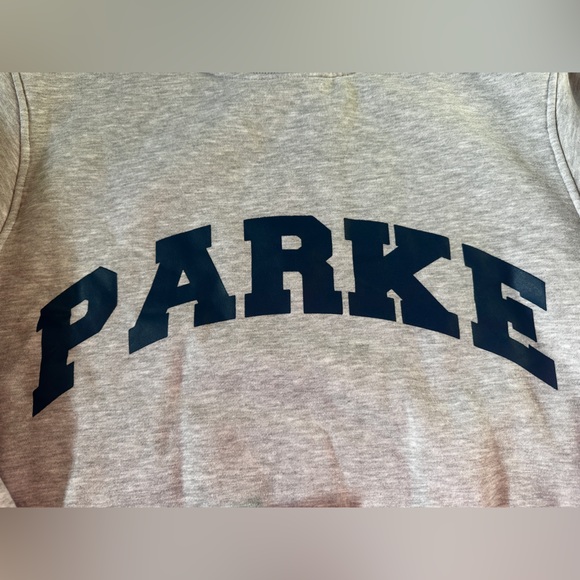 Parke Gray & Navy Crewneck Sweatshirt - Picture 3 of 3